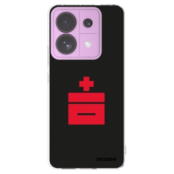 Picasee silikonski prozorni ovitek za Xiaomi Redmi Note 13 Pro 5G - Le Plastenciaga