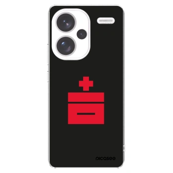 Picasee silikonski prozorni ovitek za Xiaomi Redmi Note 13 Pro+ 5G - Le Plastenciaga