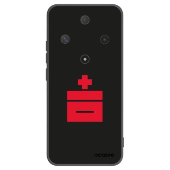 Picasee silikonski črni ovitek za Honor Magic6 Lite 5G - Le Plastenciaga