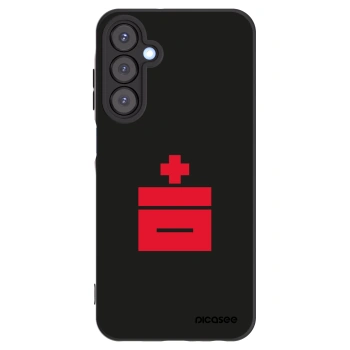 Picasee silikonski črni ovitek za Samsung Galaxy A25 A256B 5G - Le Plastenciaga