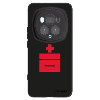 Picasee silikonski črni ovitek za Honor Magic6 Pro - Le Plastenciaga