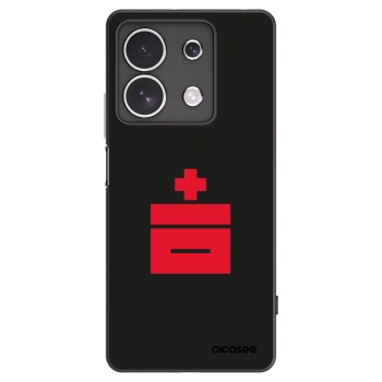 Picasee silikonski črni ovitek za Xiaomi Redmi Note 13 4G - Le Plastenciaga