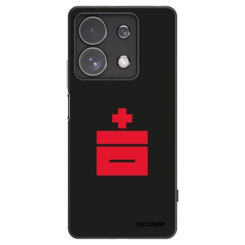 Picasee silikonski črni ovitek za Xiaomi Redmi Note 13 Pro 4G - Le Plastenciaga