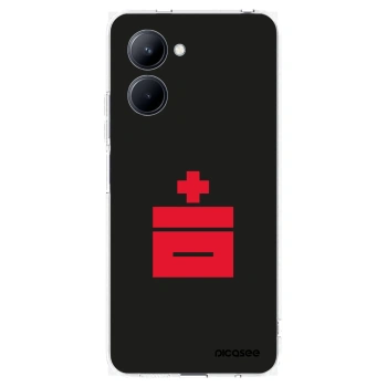 Picasee silikonski prozorni ovitek za Realme C33 (2023) - Le Plastenciaga