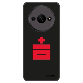 Picasee silikonski črni ovitek za Xiaomi Redmi A3 - Le Plastenciaga