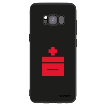 Picasee silikonski črni ovitek za Samsung Galaxy S8 G950F - Le Plastenciaga