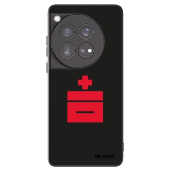 Picasee silikonski črni ovitek za OnePlus 12 5G - Le Plastenciaga