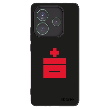 Picasee silikonski črni ovitek za Xiaomi Redmi Note 14 5G - Le Plastenciaga
