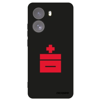 Picasee silikonski črni ovitek za Xiaomi Poco X7 - Le Plastenciaga