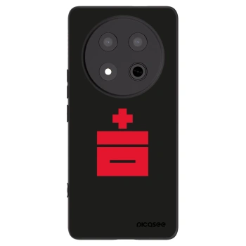 Picasee silikonski črni ovitek za Honor Magic7 Lite 5G - Le Plastenciaga