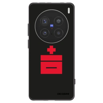 Picasee silikonski črni ovitek za Vivo X200 Pro - Le Plastenciaga