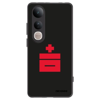 Picasee silikonski črni ovitek za Vivo V50 Lite 5G - Le Plastenciaga