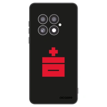 Picasee silikonski črni ovitek za OnePlus 13 5G - Le Plastenciaga