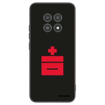Picasee silikonski črni ovitek za Realme 12X - Le Plastenciaga