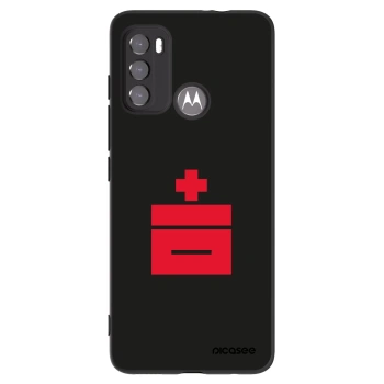 Picasee silikonski črni ovitek za Motorola Edge 60 5G - Le Plastenciaga