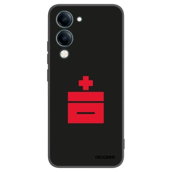 Picasee silikonski črni ovitek za Vivo Y29s 5G - Le Plastenciaga