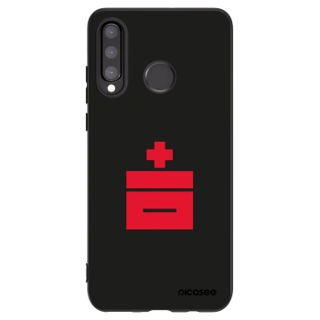 Picasee silikonski črni ovitek za Huawei P30 Lite - Le Plastenciaga