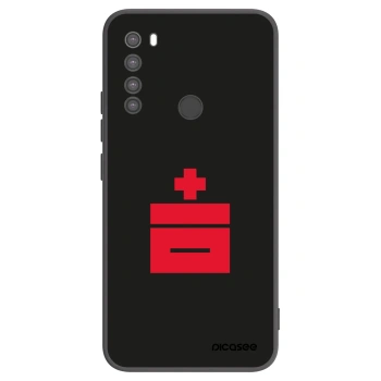 Picasee silikonski črni ovitek za Xiaomi Redmi Note 8 - Le Plastenciaga