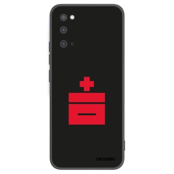 Picasee silikonski črni ovitek za Samsung Galaxy S20 G980F - Le Plastenciaga