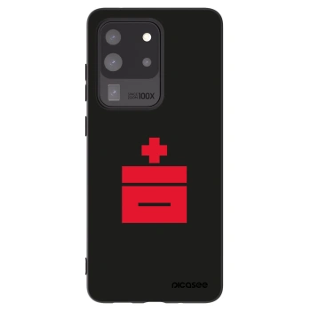 Picasee silikonski črni ovitek za Samsung Galaxy S20 Ultra 5G G988F - Le Plastenciaga