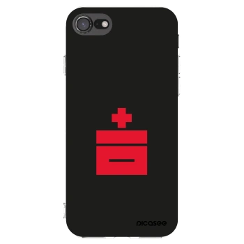 Picasee silikonski prozorni ovitek za Apple iPhone SE 2020 - Le Plastenciaga