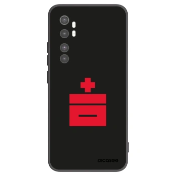 Picasee silikonski črni ovitek za Xiaomi Mi Note 10 Lite - Le Plastenciaga