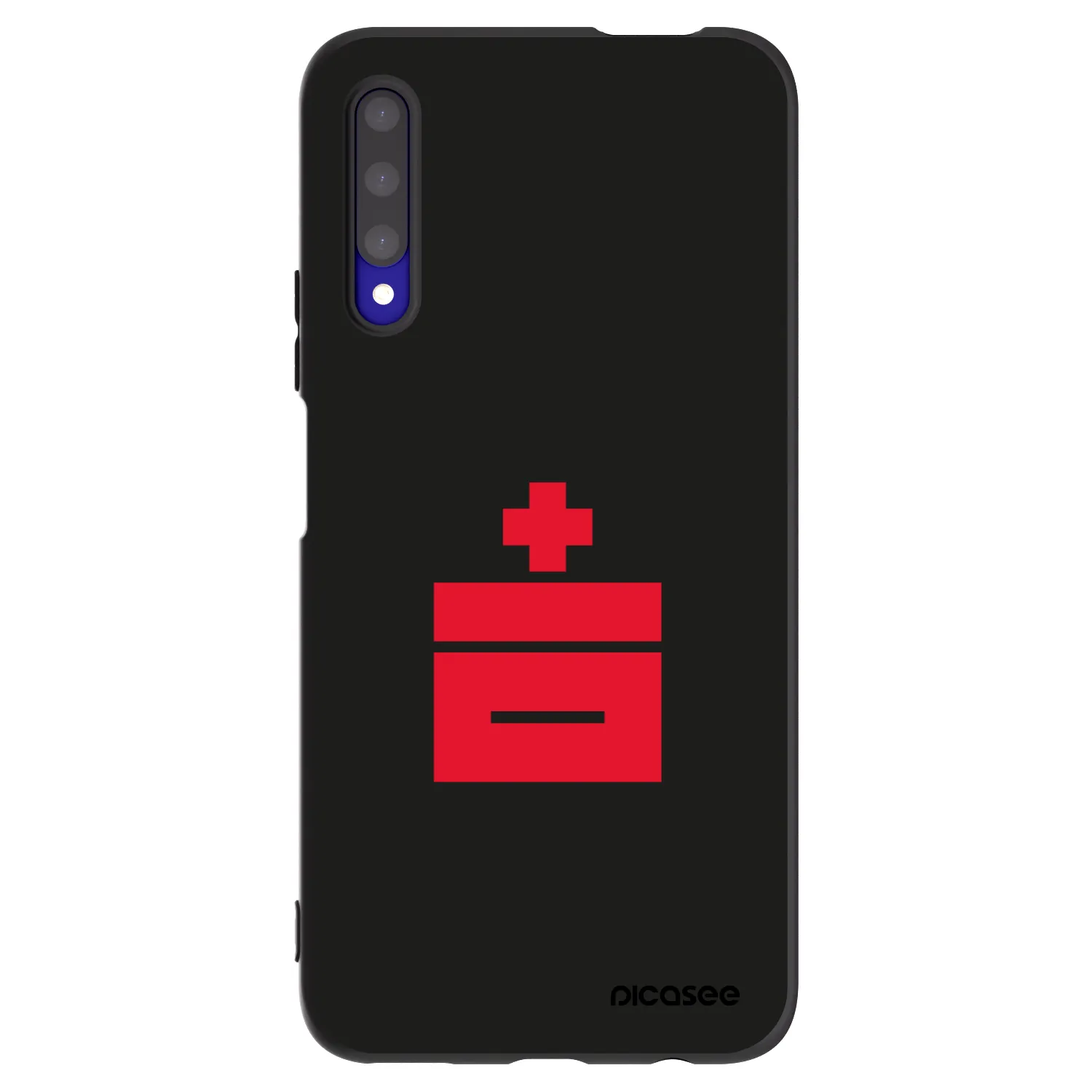 Picasee silikonski črni ovitek za Honor 9X Pro - Le Plastenciaga