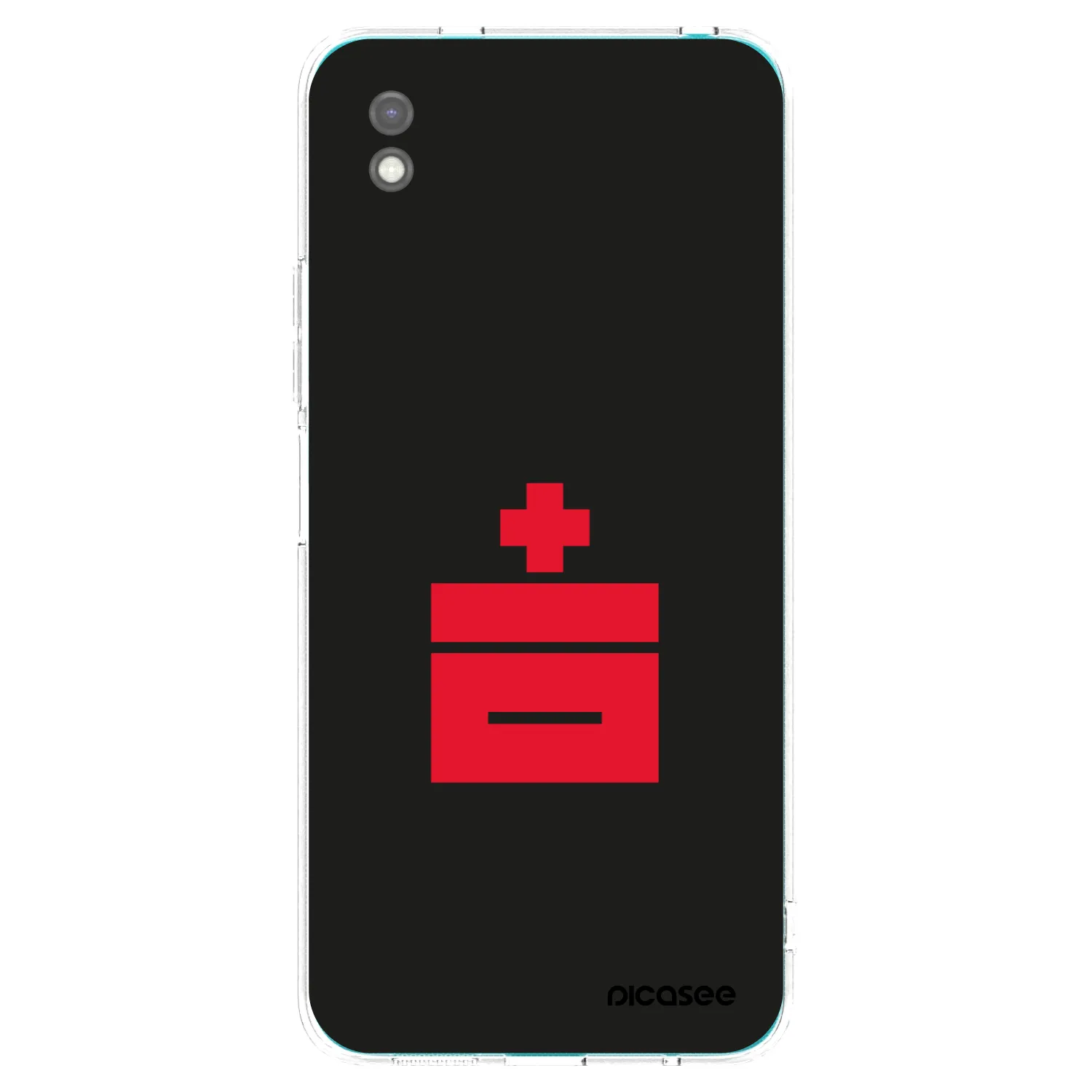 Picasee silikonski črni ovitek za Xiaomi Redmi 9A - Le Plastenciaga