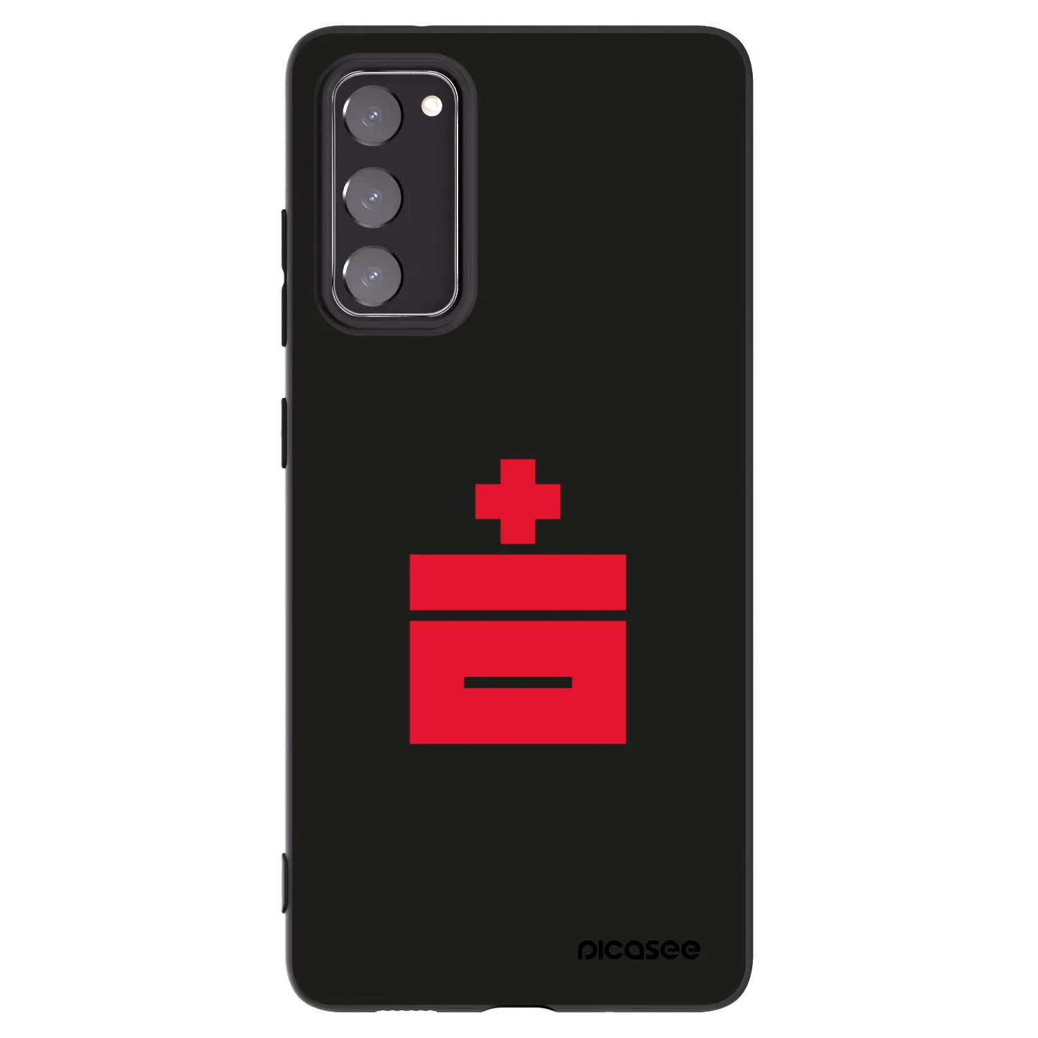 Picasee silikonski črni ovitek za Samsung Galaxy S20 FE - Le Plastenciaga