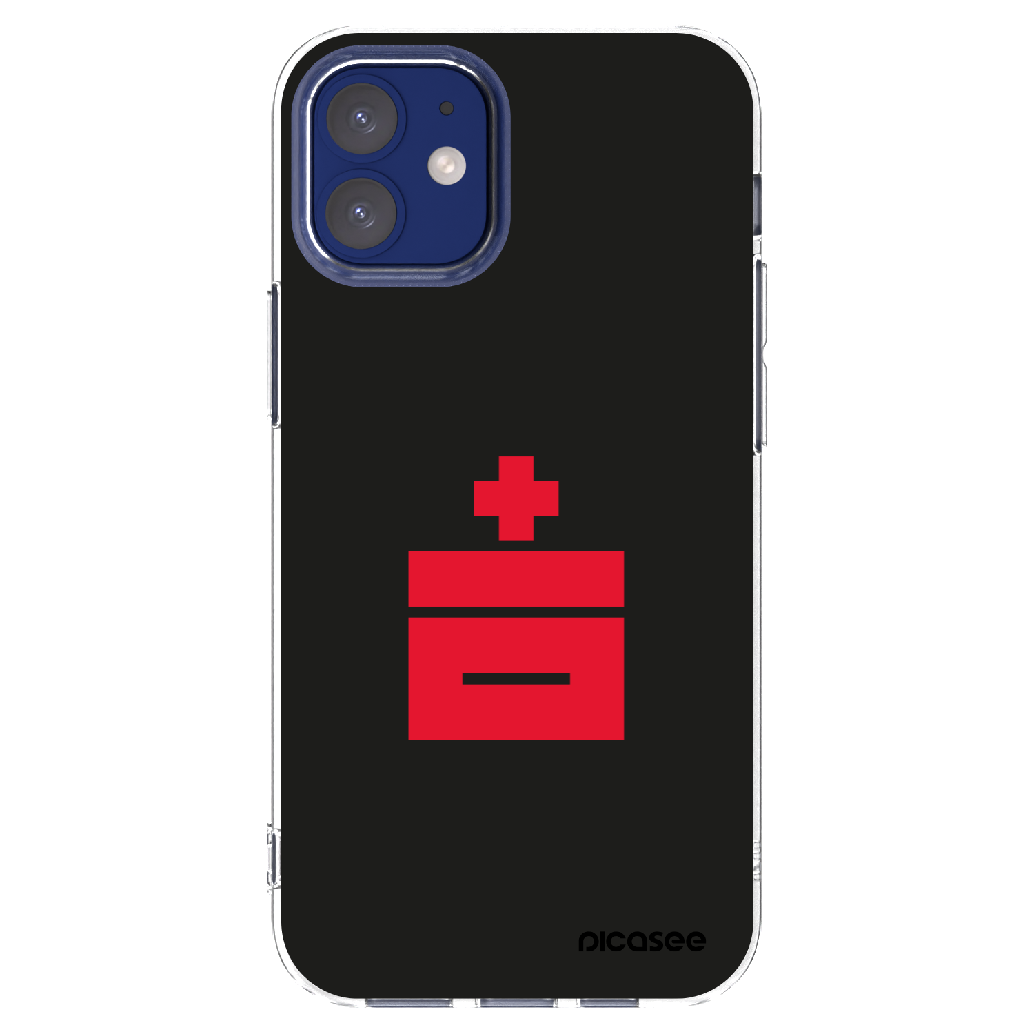 Picasee silikonski prozorni ovitek za Apple iPhone 12 mini - Le Plastenciaga