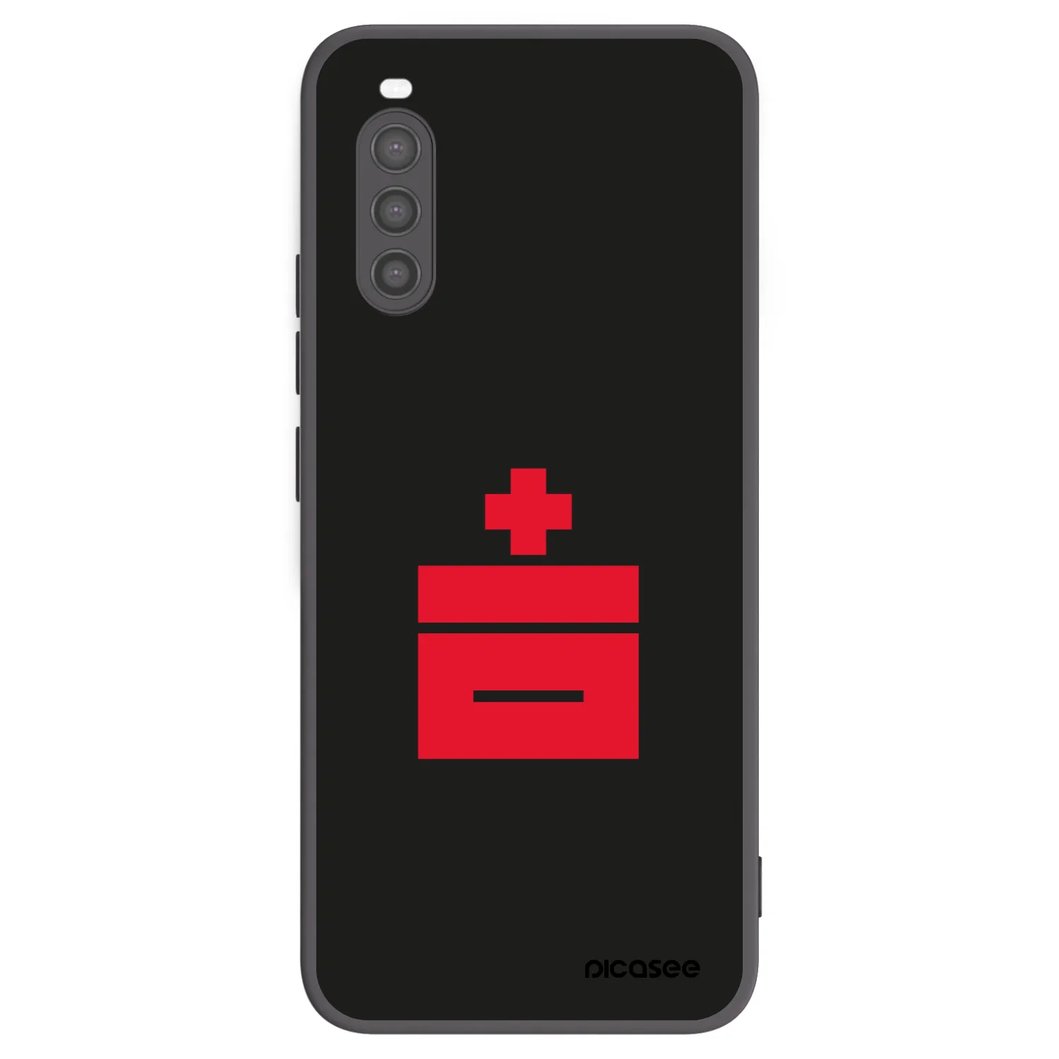 Picasee silikonski črni ovitek za Sony Xperia 10 II - Le Plastenciaga