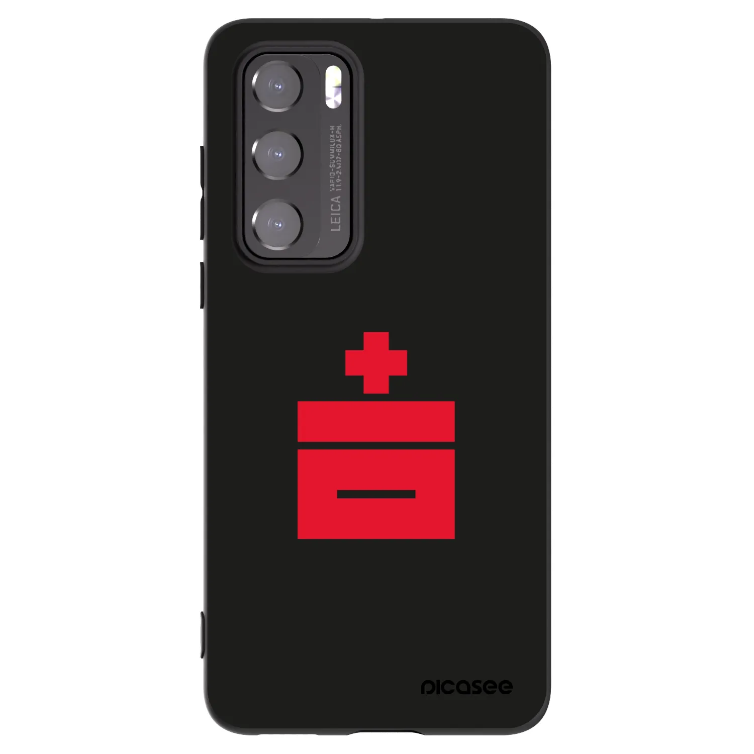 Picasee silikonski črni ovitek za Huawei P40 - Le Plastenciaga
