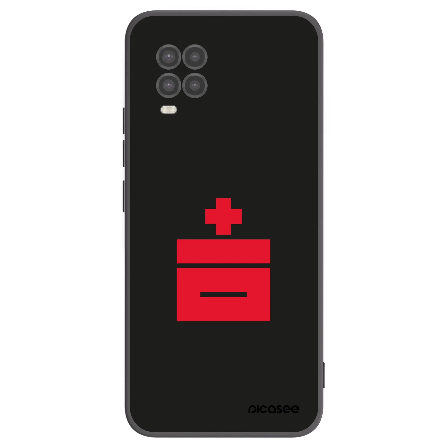 Picasee silikonski črni ovitek za Xiaomi Mi 10 Lite - Le Plastenciaga