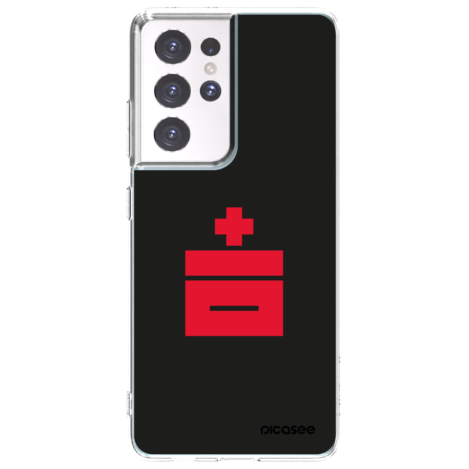 Picasee silikonski prozorni ovitek za Samsung Galaxy S21 Ultra 5G G998B - Le Plastenciaga