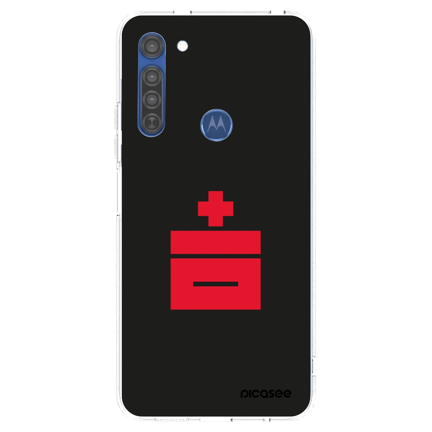 Picasee silikonski prozorni ovitek za Motorola Moto G8 - Le Plastenciaga