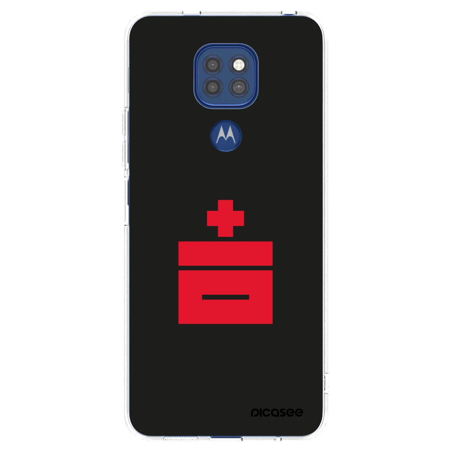 Picasee silikonski prozorni ovitek za Motorola Moto G9 Play - Le Plastenciaga