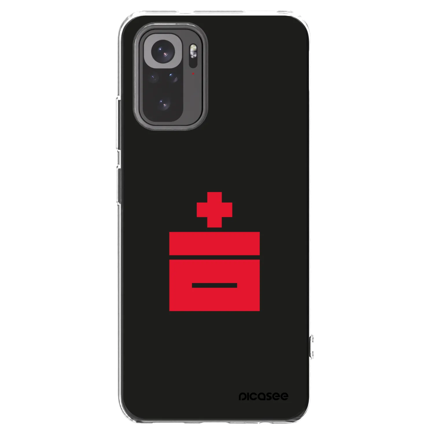 Picasee silikonski prozorni ovitek za Xiaomi Redmi Note 10S - Le Plastenciaga