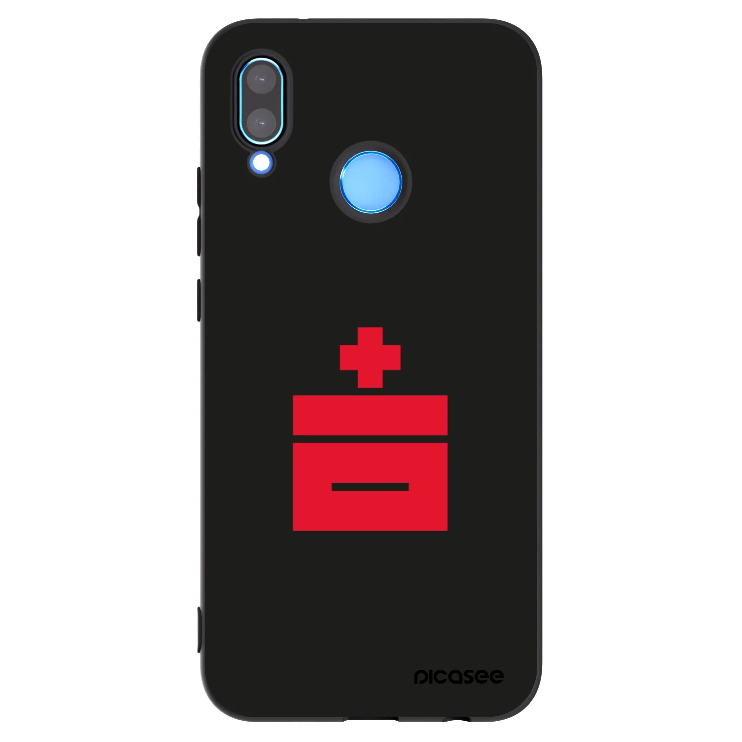 Picasee silikonski črni ovitek za Huawei P20 Lite - Le Plastenciaga