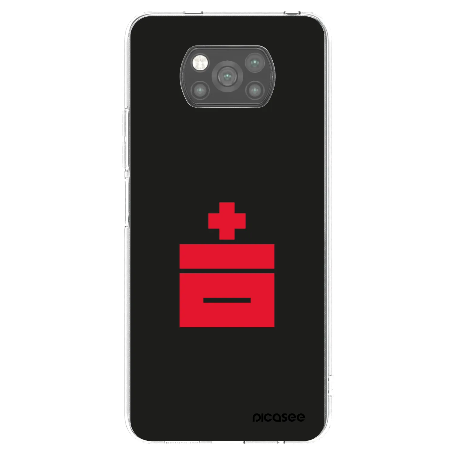 Picasee silikonski črni ovitek za Xiaomi Poco X3 Pro - Le Plastenciaga