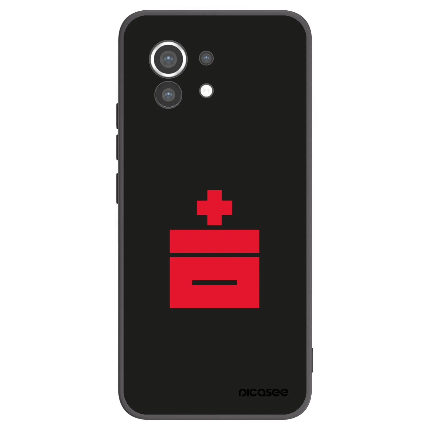 Picasee silikonski črni ovitek za Xiaomi Mi 11 - Le Plastenciaga