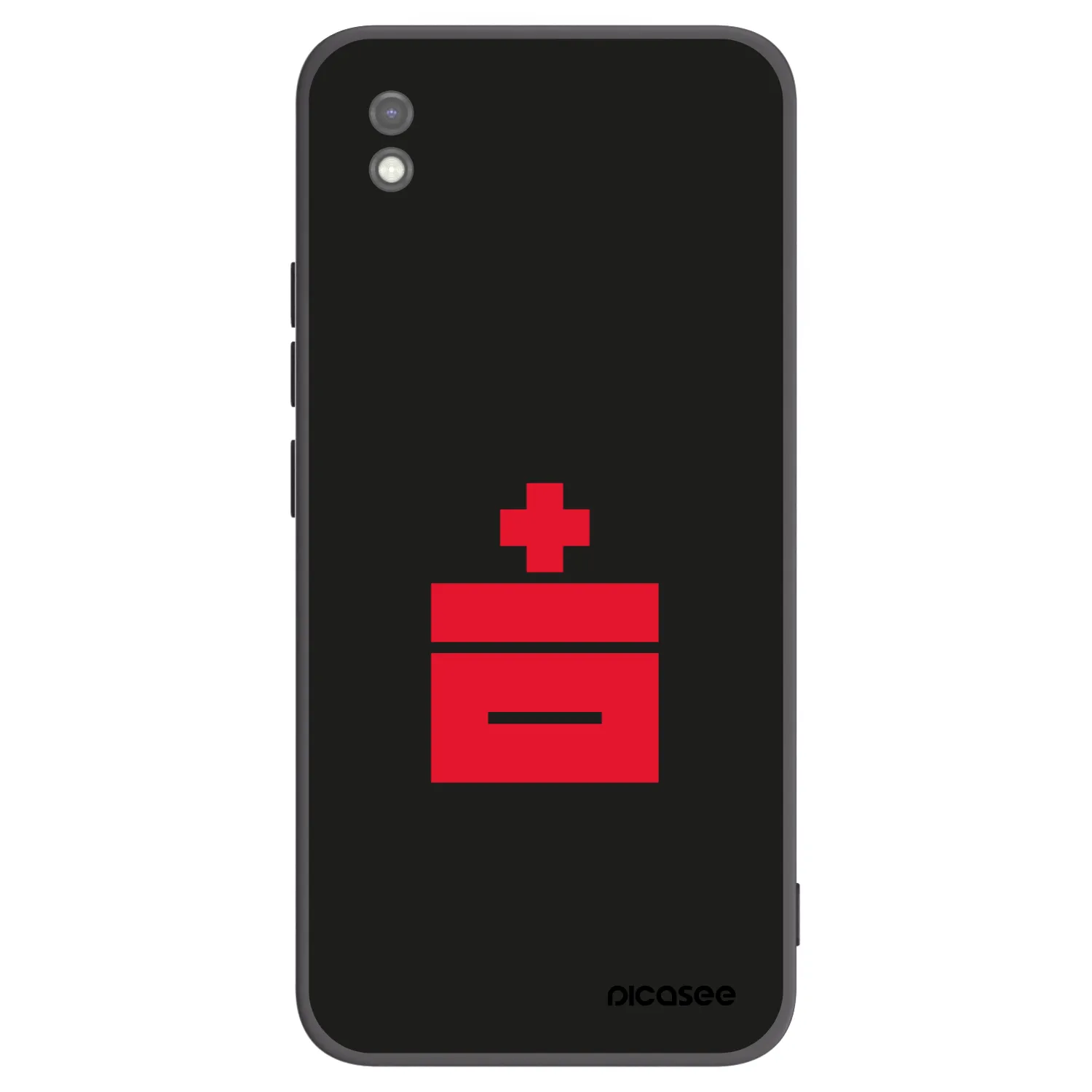 Picasee silikonski črni ovitek za Xiaomi Redmi 9AT - Le Plastenciaga