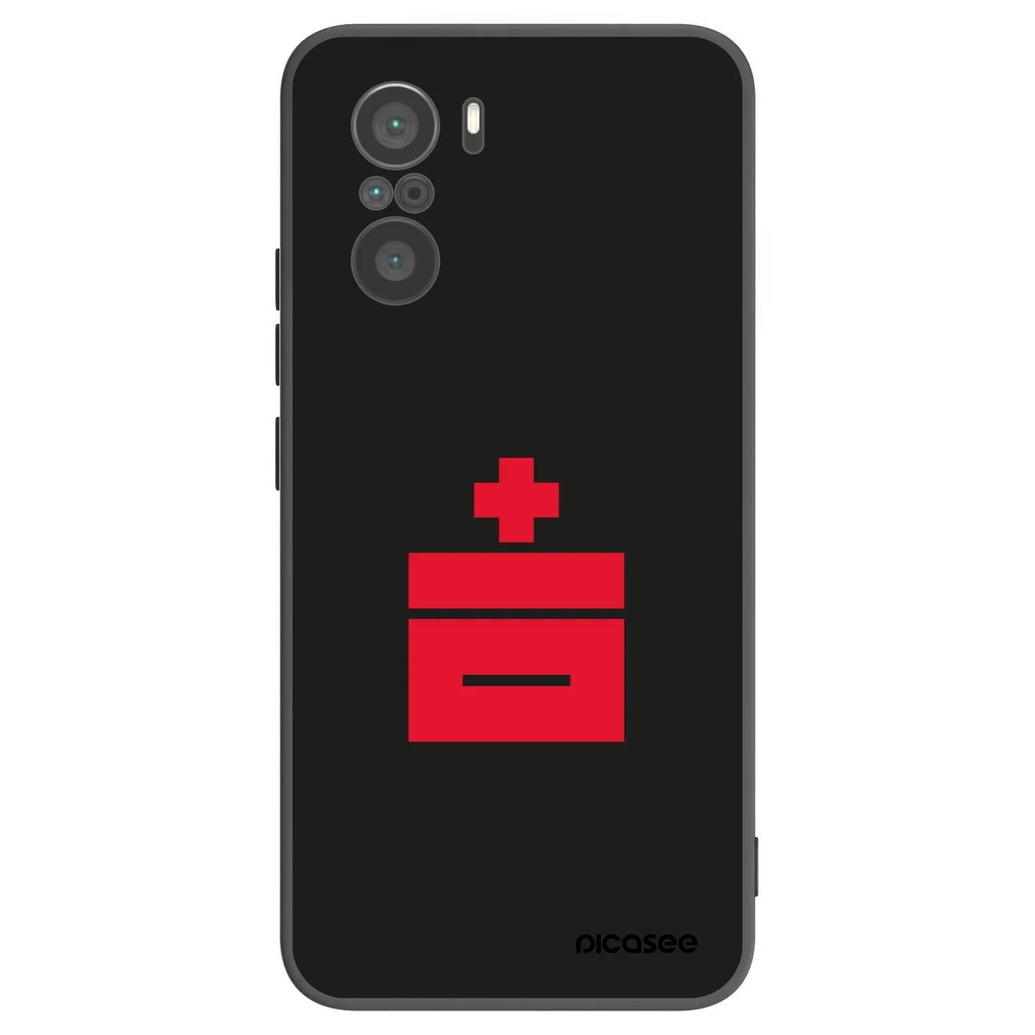 Picasee silikonski črni ovitek za Xiaomi Poco F3 - Le Plastenciaga