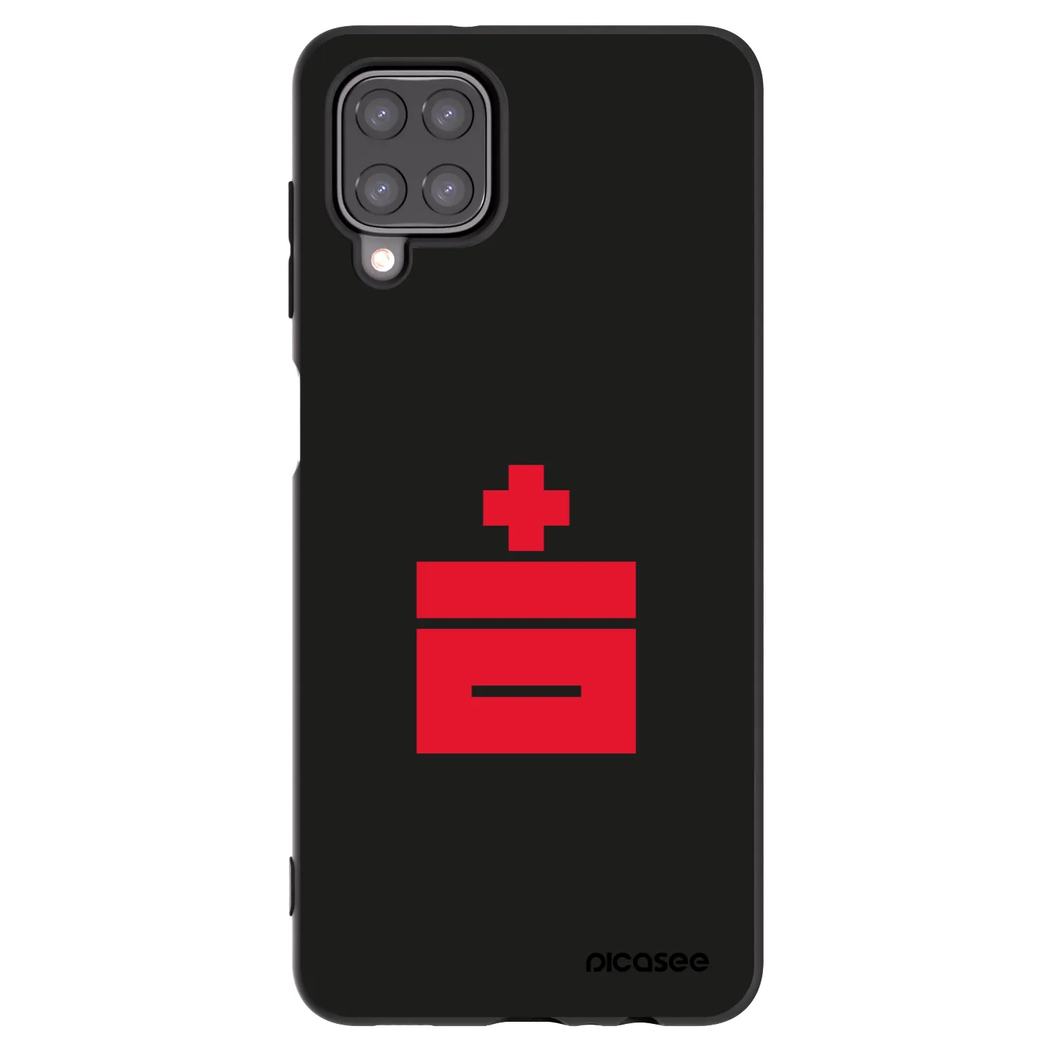 Picasee silikonski črni ovitek za Samsung Galaxy M12 M127F - Le Plastenciaga
