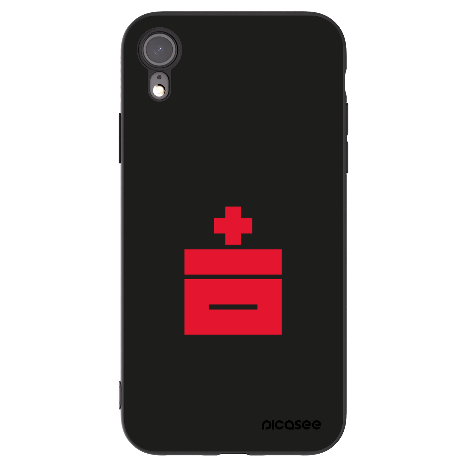 Picasee silikonski črni ovitek za Apple iPhone XR - Le Plastenciaga