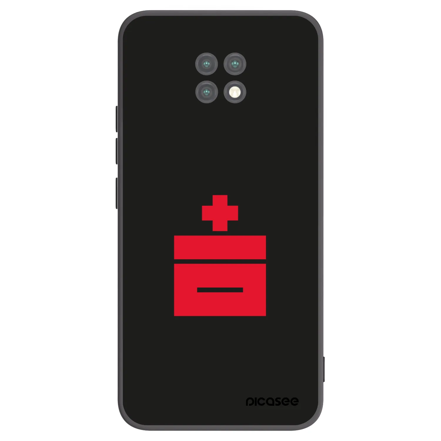 Picasee silikonski črni ovitek za Xiaomi Redmi Note 9T - Le Plastenciaga