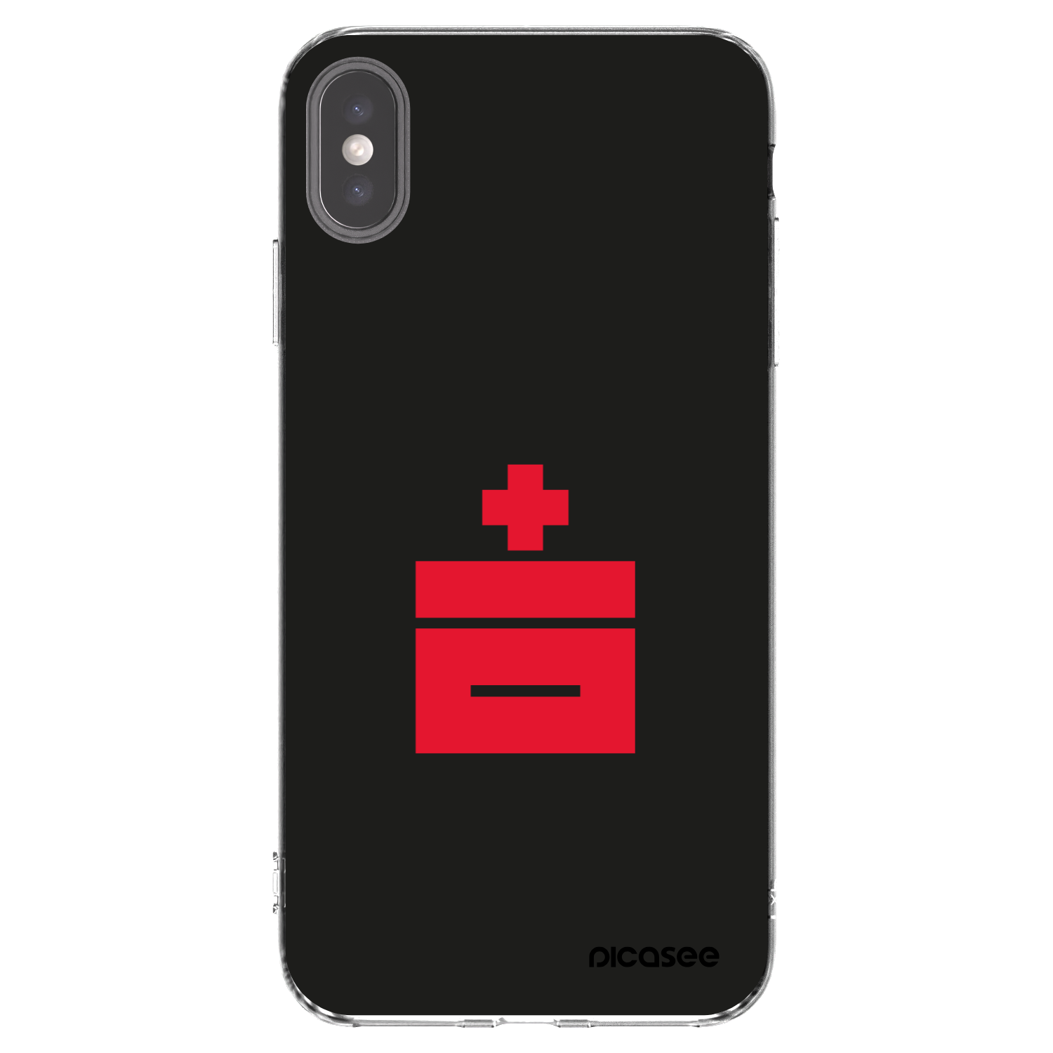 Picasee silikonski prozorni ovitek za Apple iPhone XS Max - Le Plastenciaga