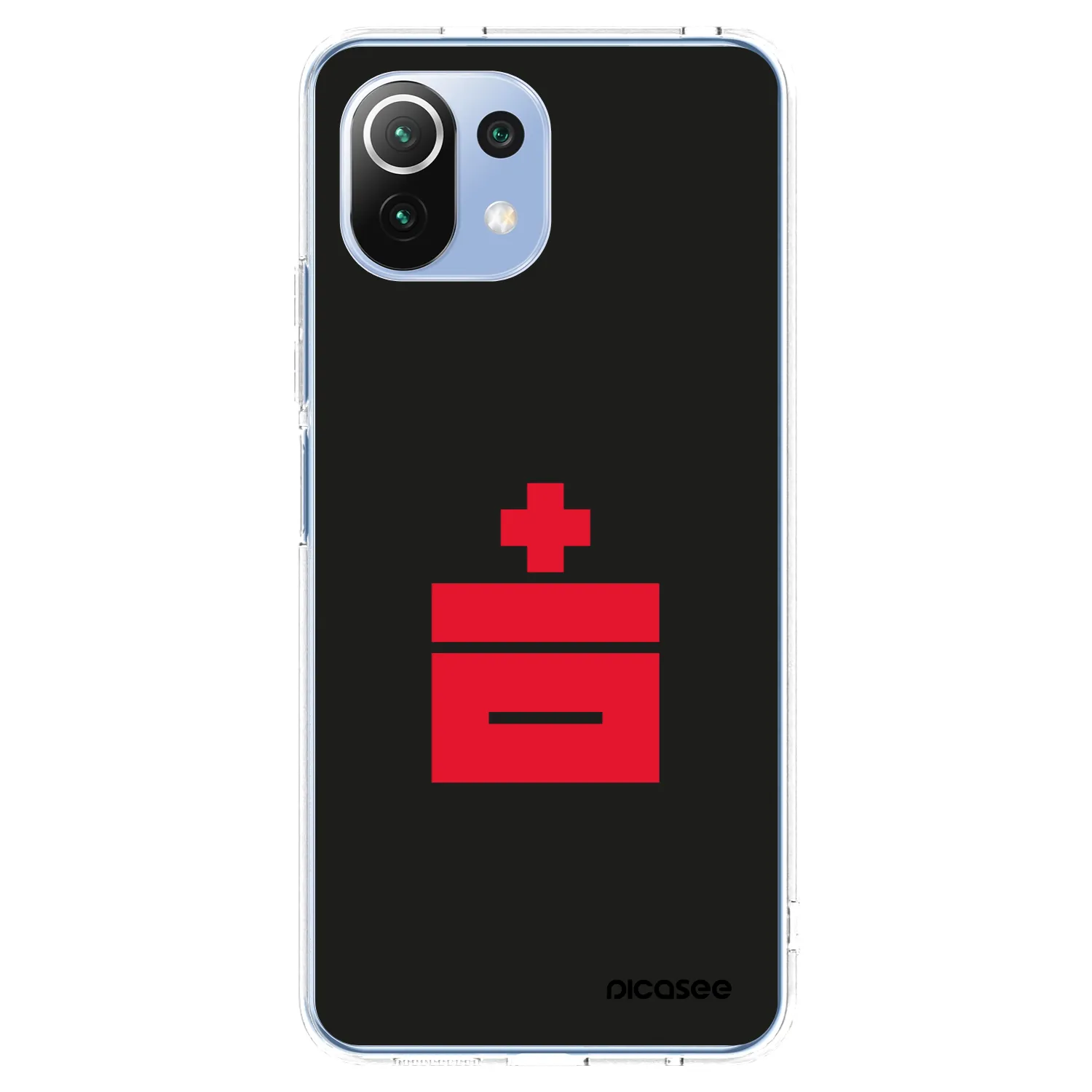 Picasee silikonski prozorni ovitek za Xiaomi 11 Lite 5G NE - Le Plastenciaga