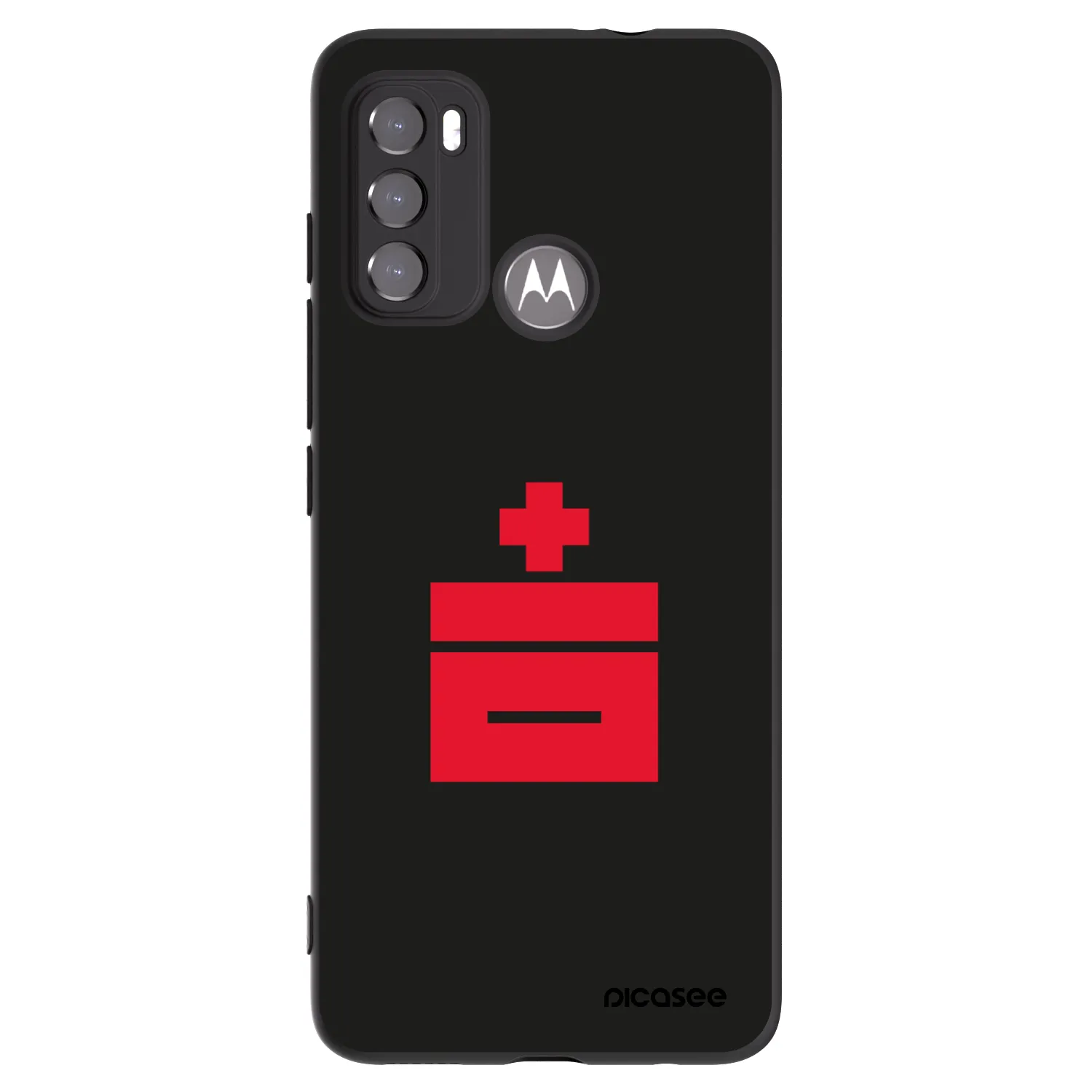 Picasee silikonski črni ovitek za Motorola Moto G60 - Le Plastenciaga