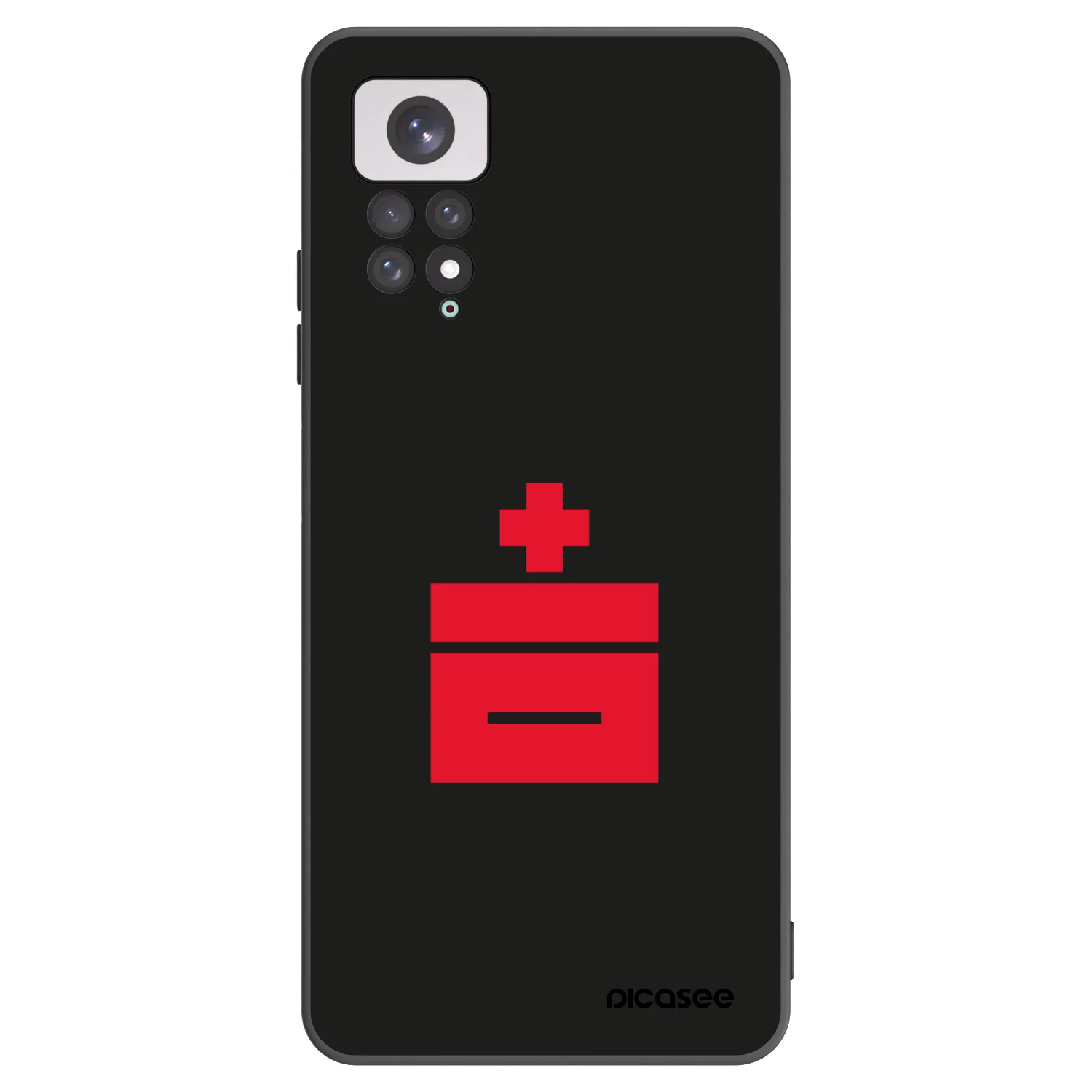 Picasee silikonski črni ovitek za Xiaomi Redmi Note 11 - Le Plastenciaga
