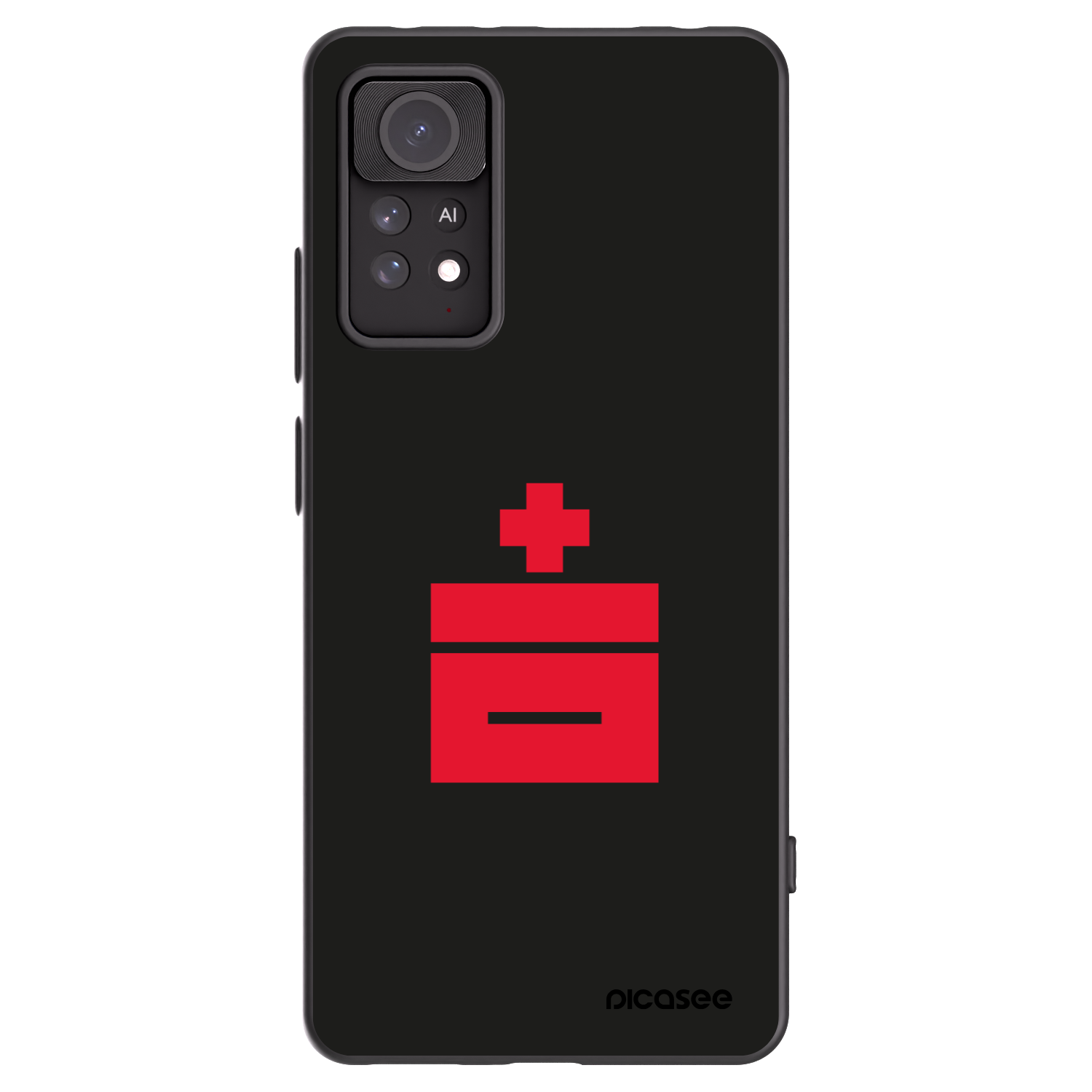 Picasee silikonski črni ovitek za Xiaomi Redmi Note 11 Pro - Le Plastenciaga